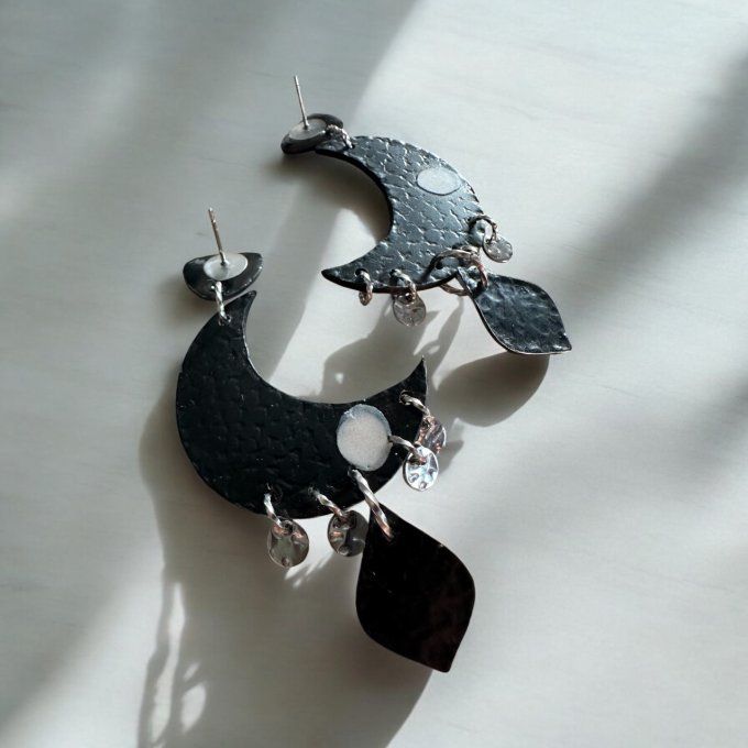 Boucles d'oreilles Moon