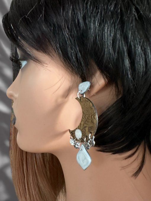 Boucles d'oreilles Moon