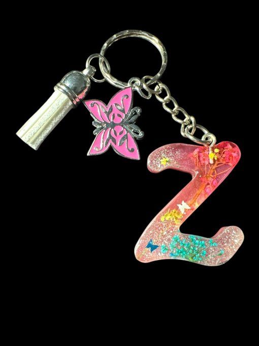 Porte-clefs lettres Y & Z