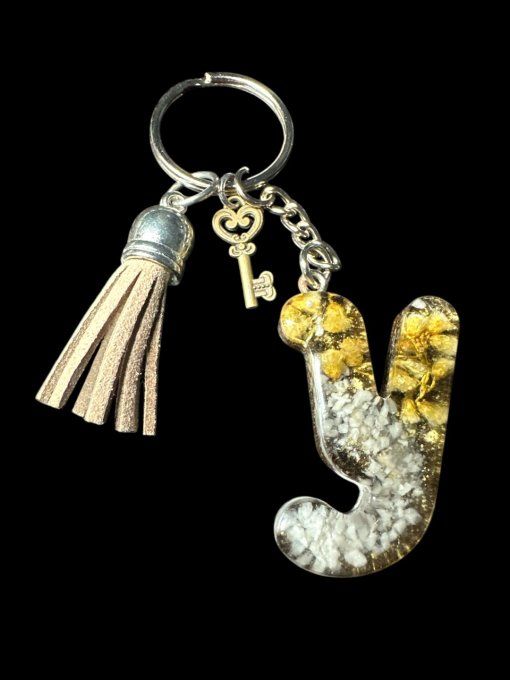 Porte-clefs lettres Y & Z