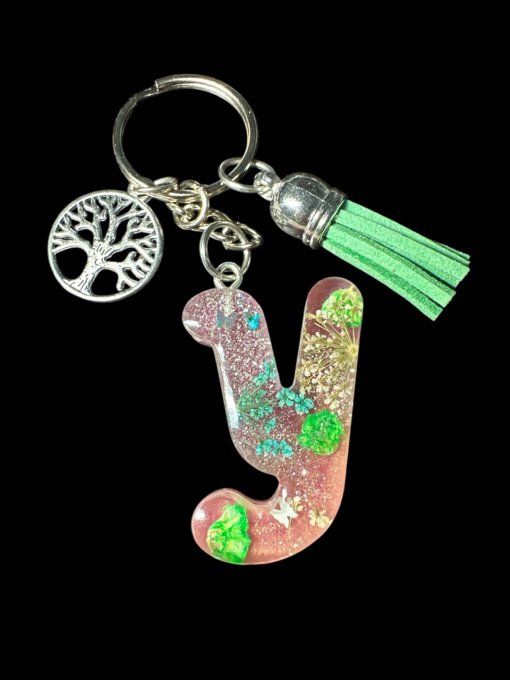 Porte-clefs lettres Y & Z